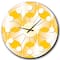 Designart 'Abstract Retro Geometric Pattern Iv Mid-Century Modern Wall Clock